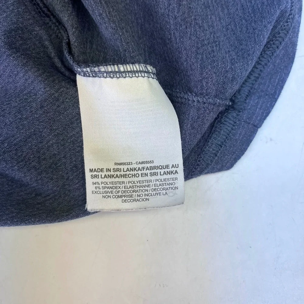 Nike Mens Dri-FIT Long Sleeve Training Shirt Heather Blue AT1120-471 Size M